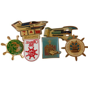 Vintage Seattle Seafair Enamel Pin Lot Racing Hydroplane 7-Eleven CITGO